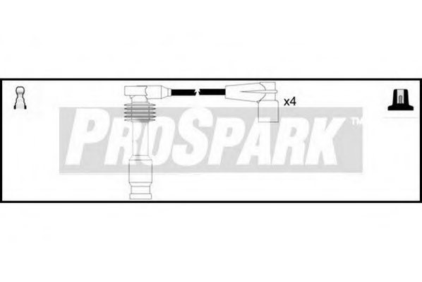 STANDARD OES754 Ignition Cable Kit